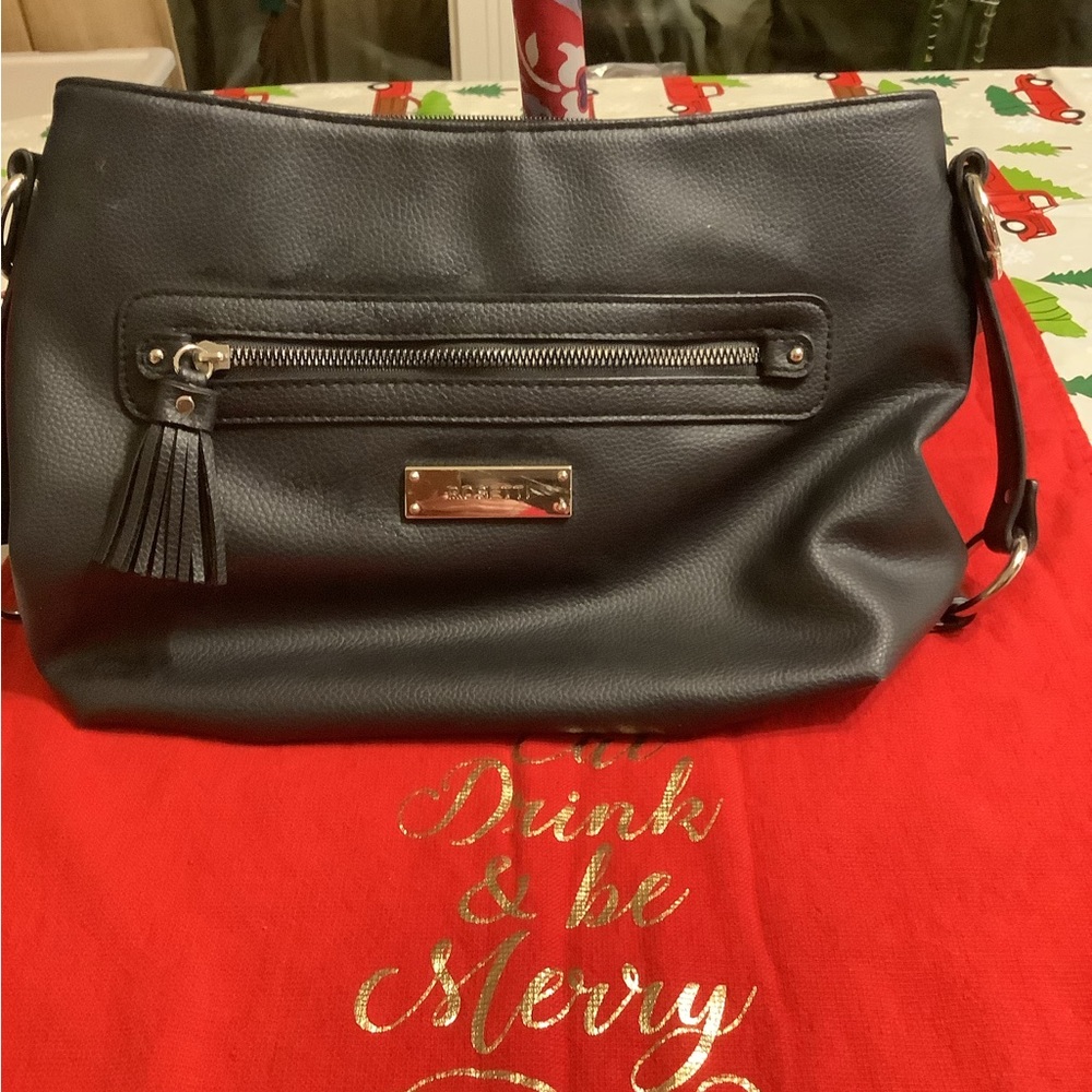 ROSETTI BLACK CROSS BODY HANDBAG